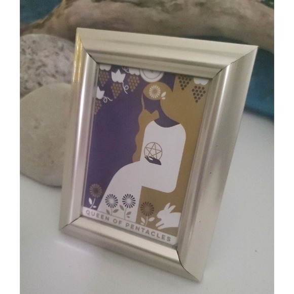 Queen of Pentacles tarot card framed art - Picture 9 of 10